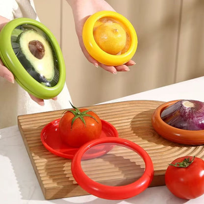 Silicone fruit and vegetable containers